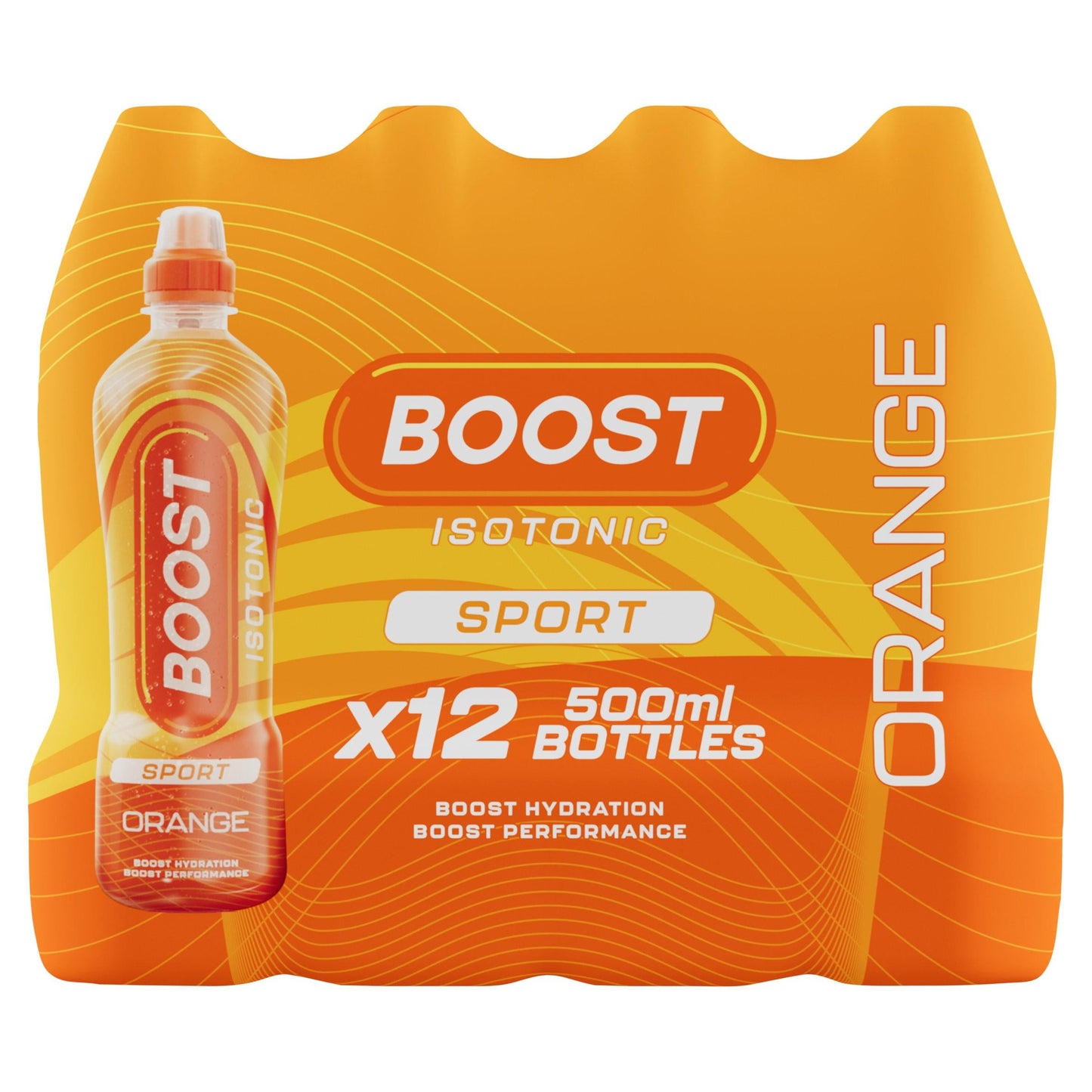 12 x Boost Sport Isotonic Orange 500Ml