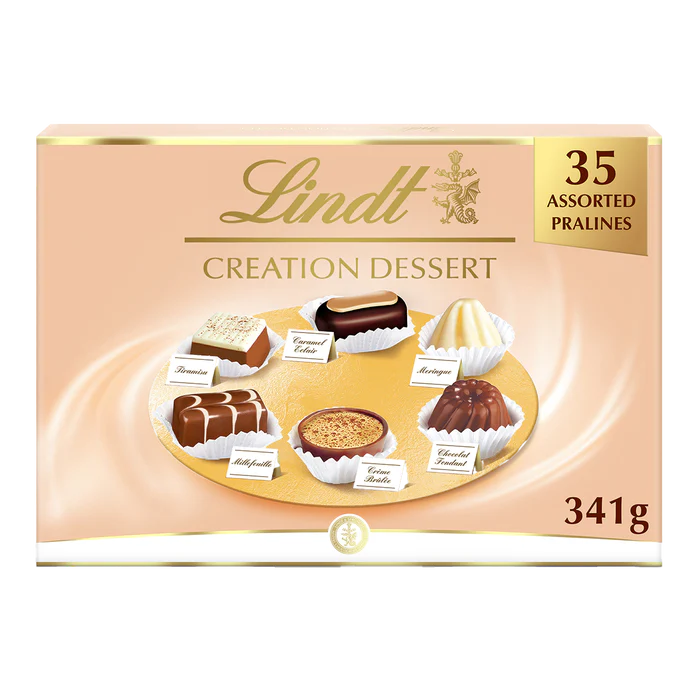 5 x Lindt Creation Deserts Assortment Box Chocolates - 341GM