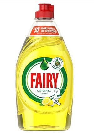 10 x Fairy Lemon Washing Up Liquid With Liftaction 320 Ml
