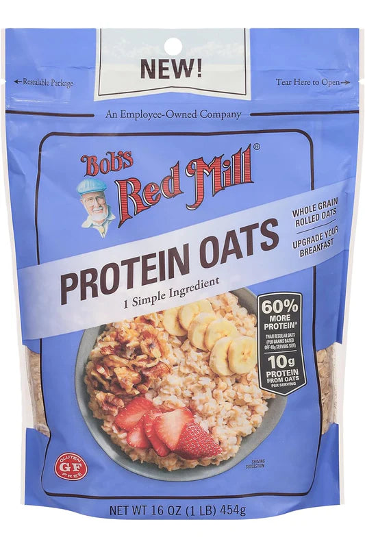 Bob's Red Mill GF Protein Rolled Oats - 454g