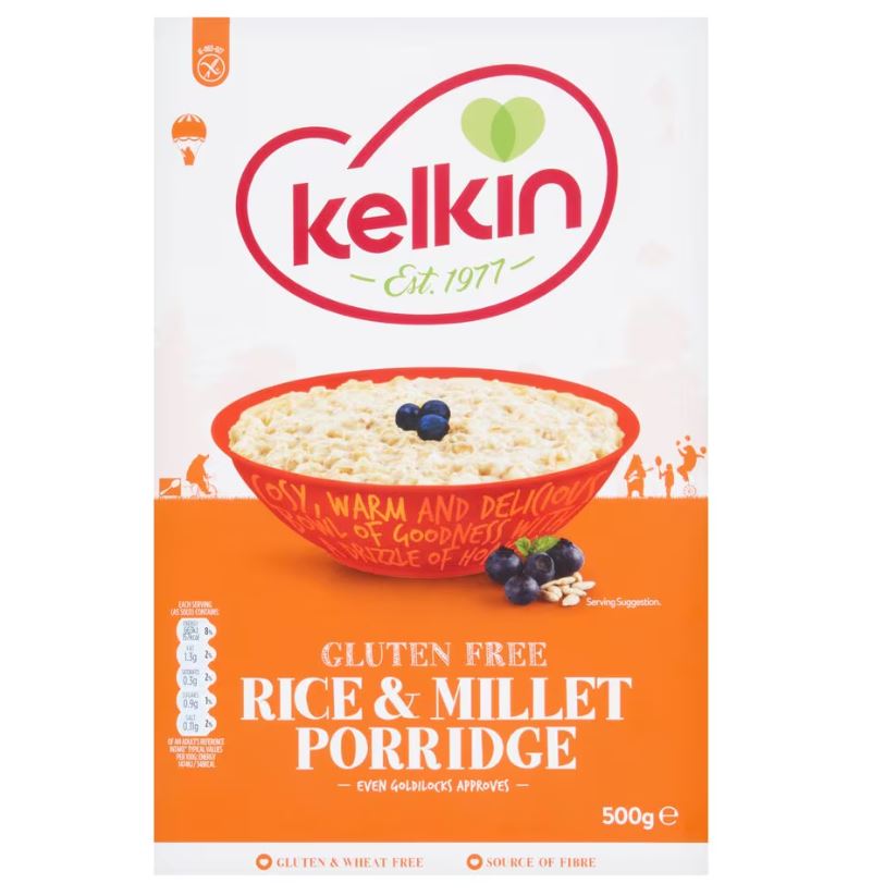6 x Kelkin Gluten Free Porridge 500G