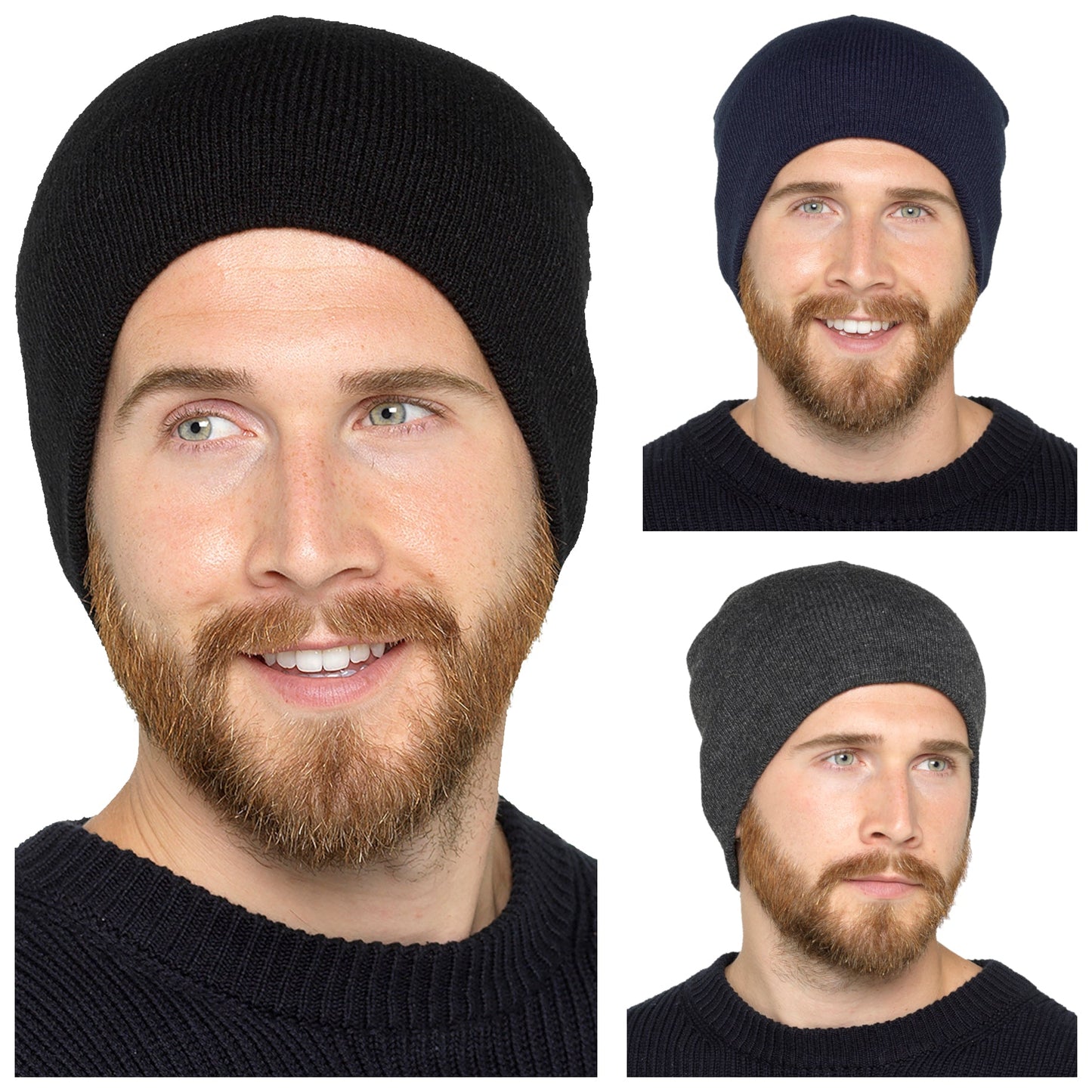 RJM Cuffless Beanie Hat