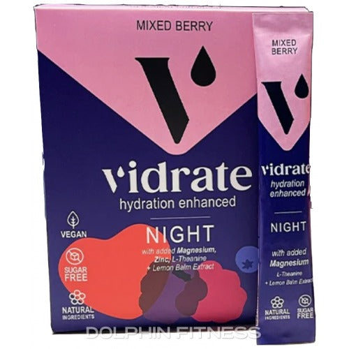 30 x ViDrate Night Time Mixed Berry Till Point Pack - 3g