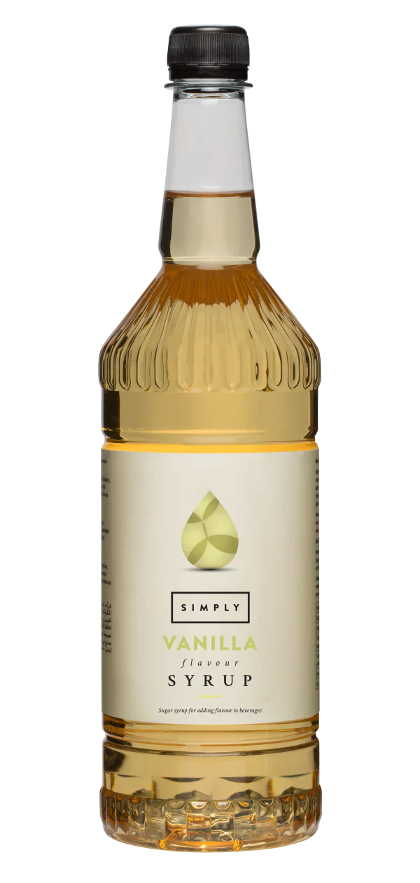 Simply Vanilla Flavoured Syrup 1 Litre