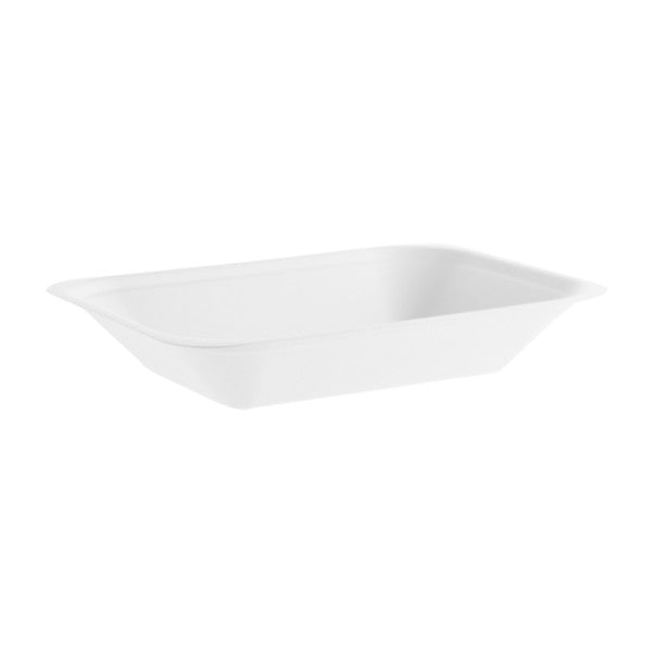 4 x D2E 16Oz Medium Nourish Moulded Fibre Chip Tray 50PK