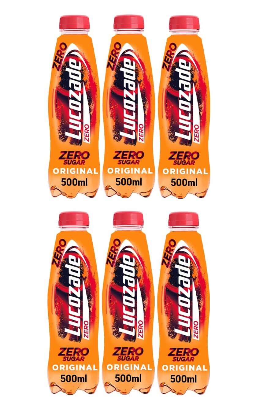 6 x Lucozade Zero - 500ML
