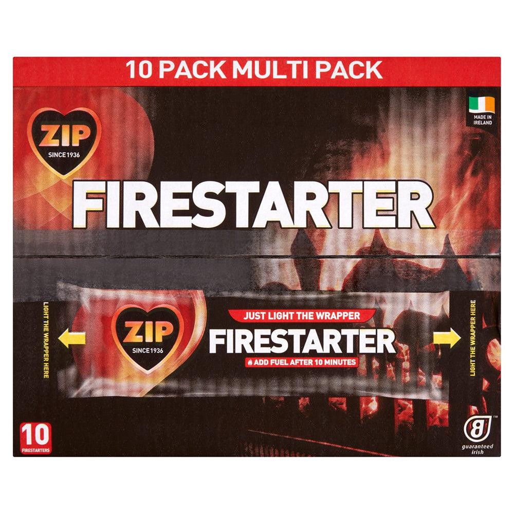 10 x Zip Firestarter Log 400G