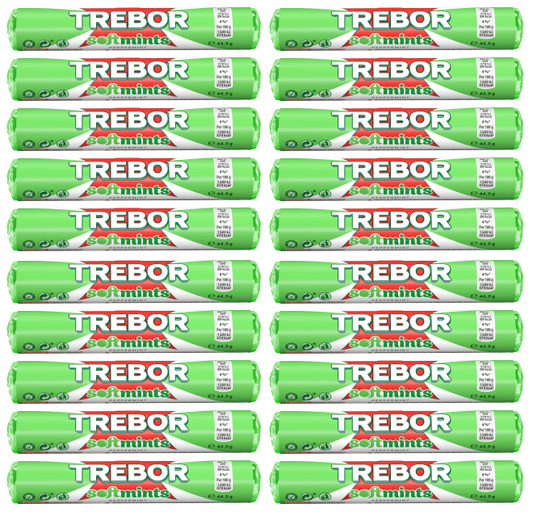 40 x Trebor Softmints Peppermint Green 44.9Gm