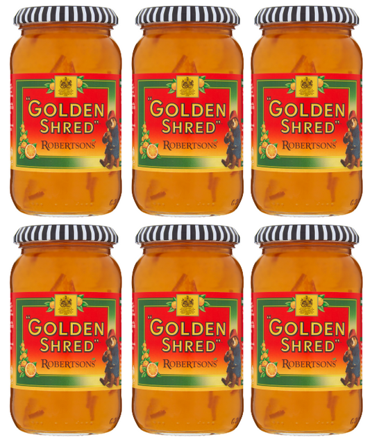 6 x Robertsons Golden Shred Marmalade 454Gm