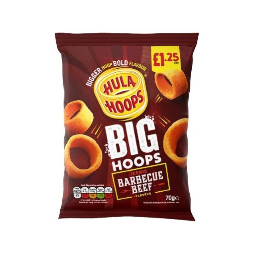 20 x Kp Big Hoops Bbq Beef - 70GM
