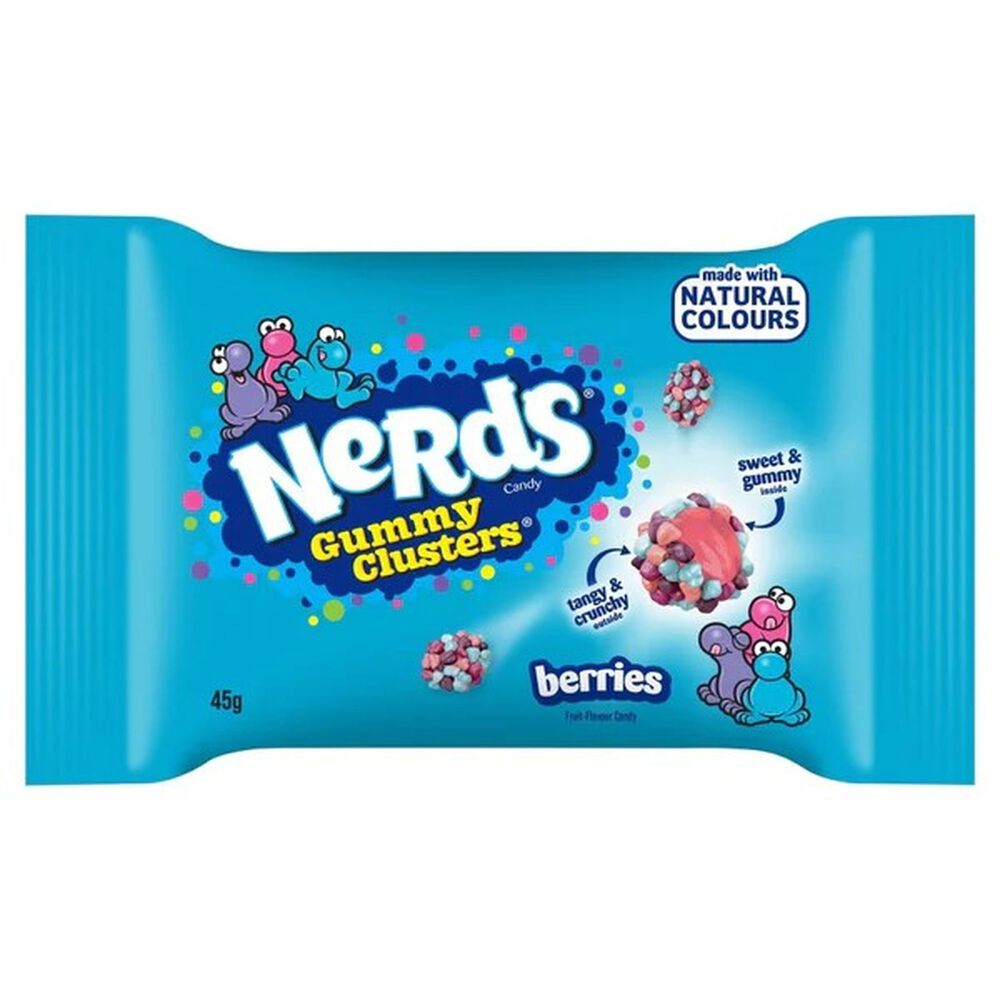 40 x Nerds Clusters Bag Berries - 45GM