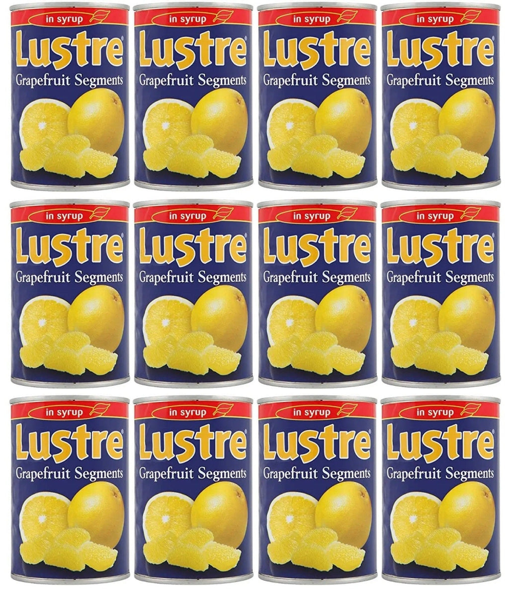 12 x Lustre Grapefruit Segments In Syrup 1.25Kg