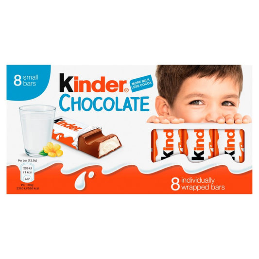 10 x Kinder Chocolate T8 - 10XT8