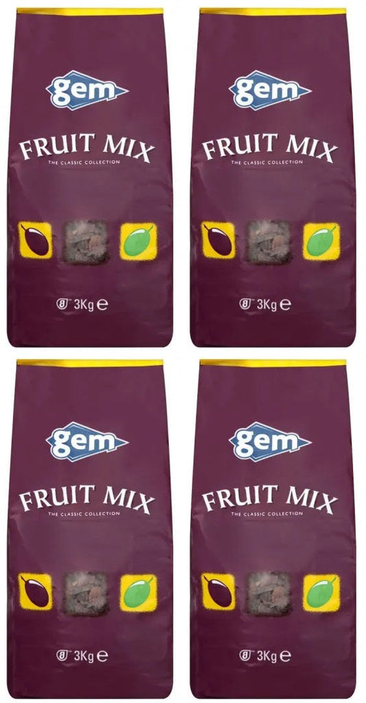4 x Gem Fruit Mix 3Kg