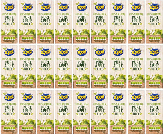 27 x Sqeez Pure Apple Juice 200Ml