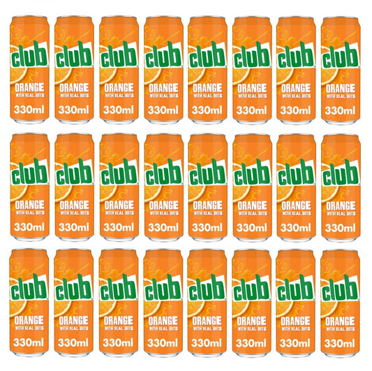 4 x Club Orange Cans 6X330Ml
