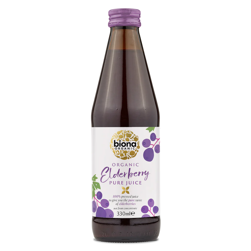 Organic Elderberry Juice - 330ml - Biona