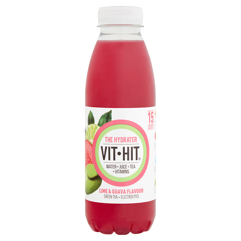 12 x Vit Hit The Hydrater Lime & Guava Flavour 500Ml