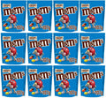 12 x M&M's Crispy Milk Chocolate Bites Pouch Bag 107G