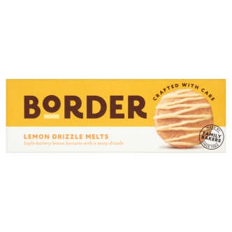 12 X Border Biscuits Lemon Drizzle Melts 150Gm
