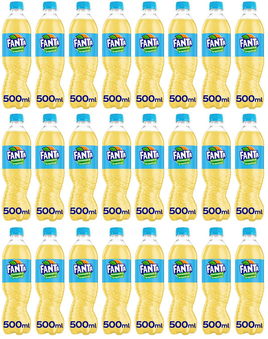 24 x Fanta Pineapple & Grapefruit 500Ml
