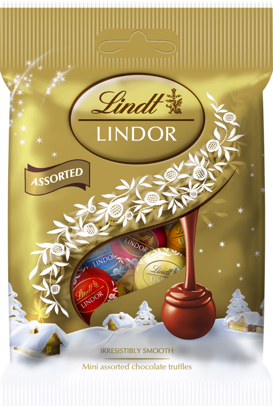 16 x Lindor Mini Assorted Truffles  - 80GM