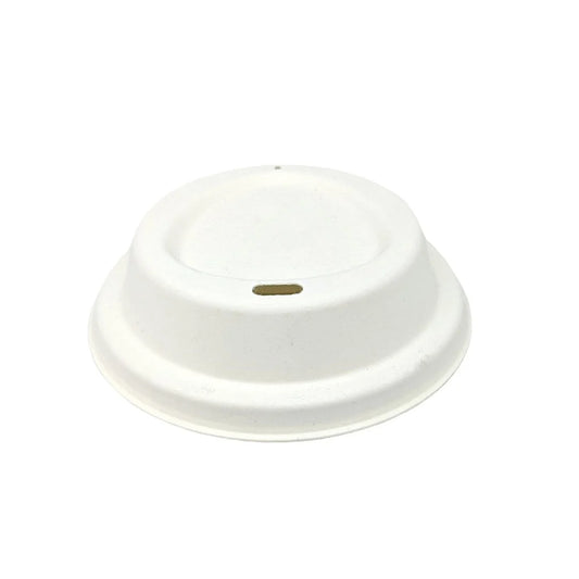 20 x Green Spirit Hot Cup Lid Plastic Free 80Mm 50Pk