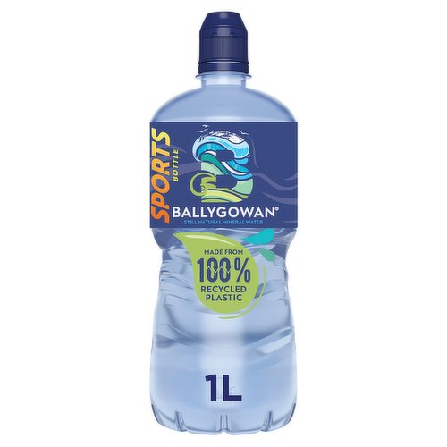 12 x Ballygowan Still Natural Mineral Water Sports Bottle 1L