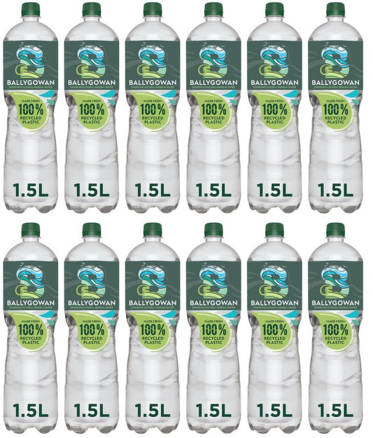 12 x Ballygowan Sparkling Natural Mineral Water 1.5L