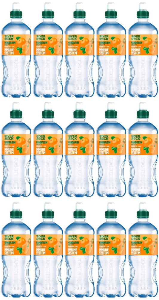 15 x Deep Riverrock Mandarin Still Water Drink 750Ml