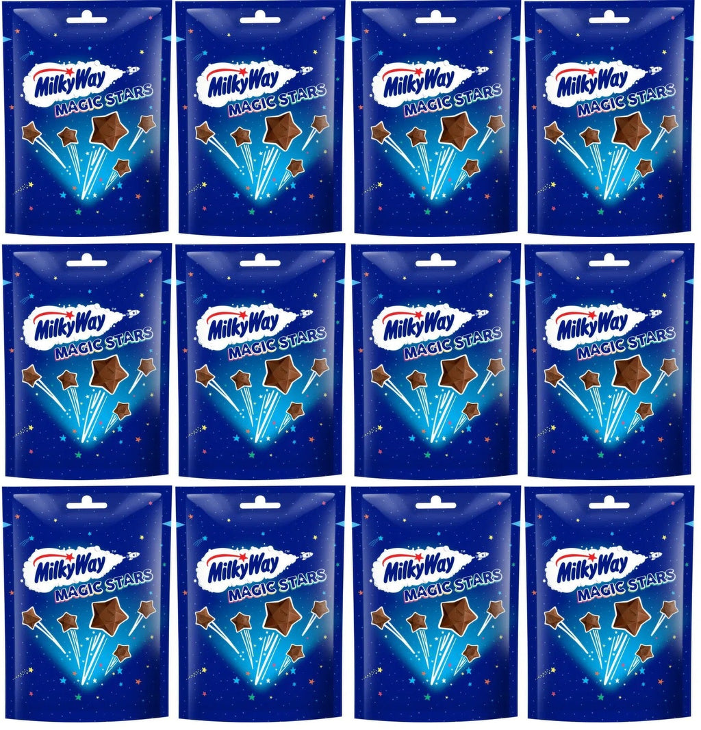 12 x Milky Way Magic Stars Milk Chocolate Bites Pouch Bag 100G – The ...