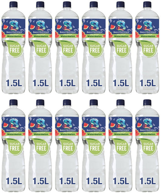 12 x Ballygowan Hint Of Fruit Watermelon 1.5L