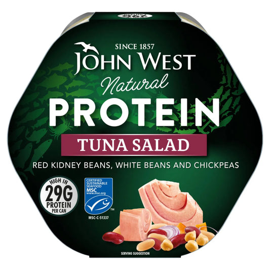 6 x John West Tuna Protein Bean Salad - 220G