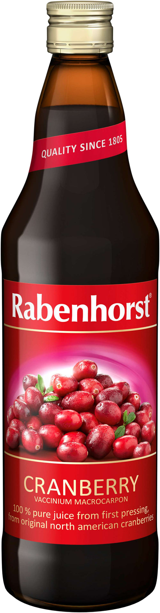 Rabenhorst Cranberry juice - 750ml
