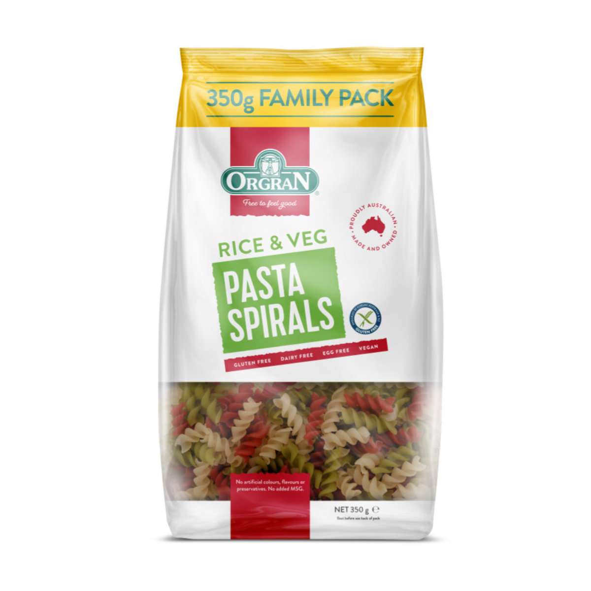 Orgran Vegetable & Rice Spirals - 350g