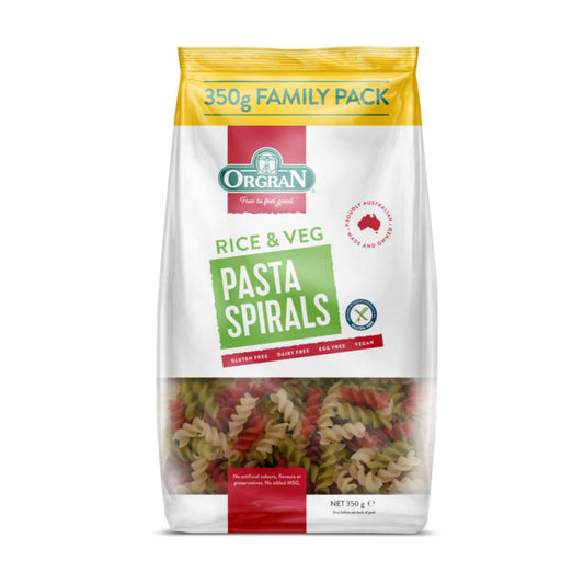 Orgran Vegetable & Rice Spirals - 350g