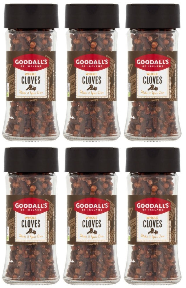 6 x Goodall's Of Ireland Whole Cloves 32G