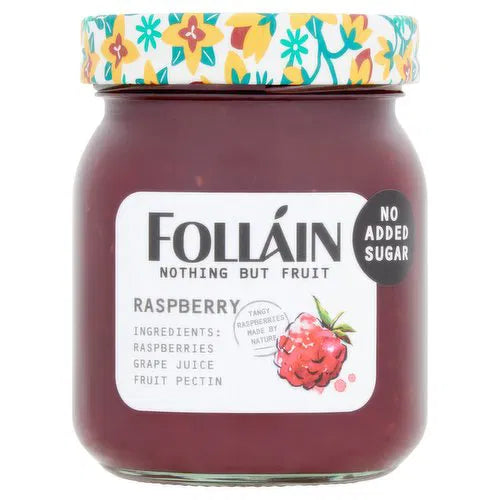 9 x Folláin Nothing But Fruit Raspberry 340G
