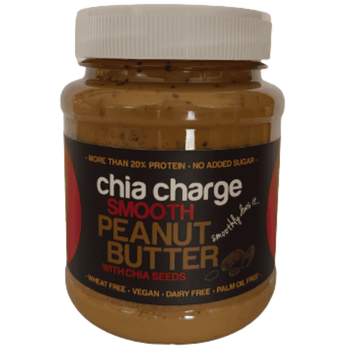 Chia Charge Peanut Butter with Chia Seeds Smooth - 350g