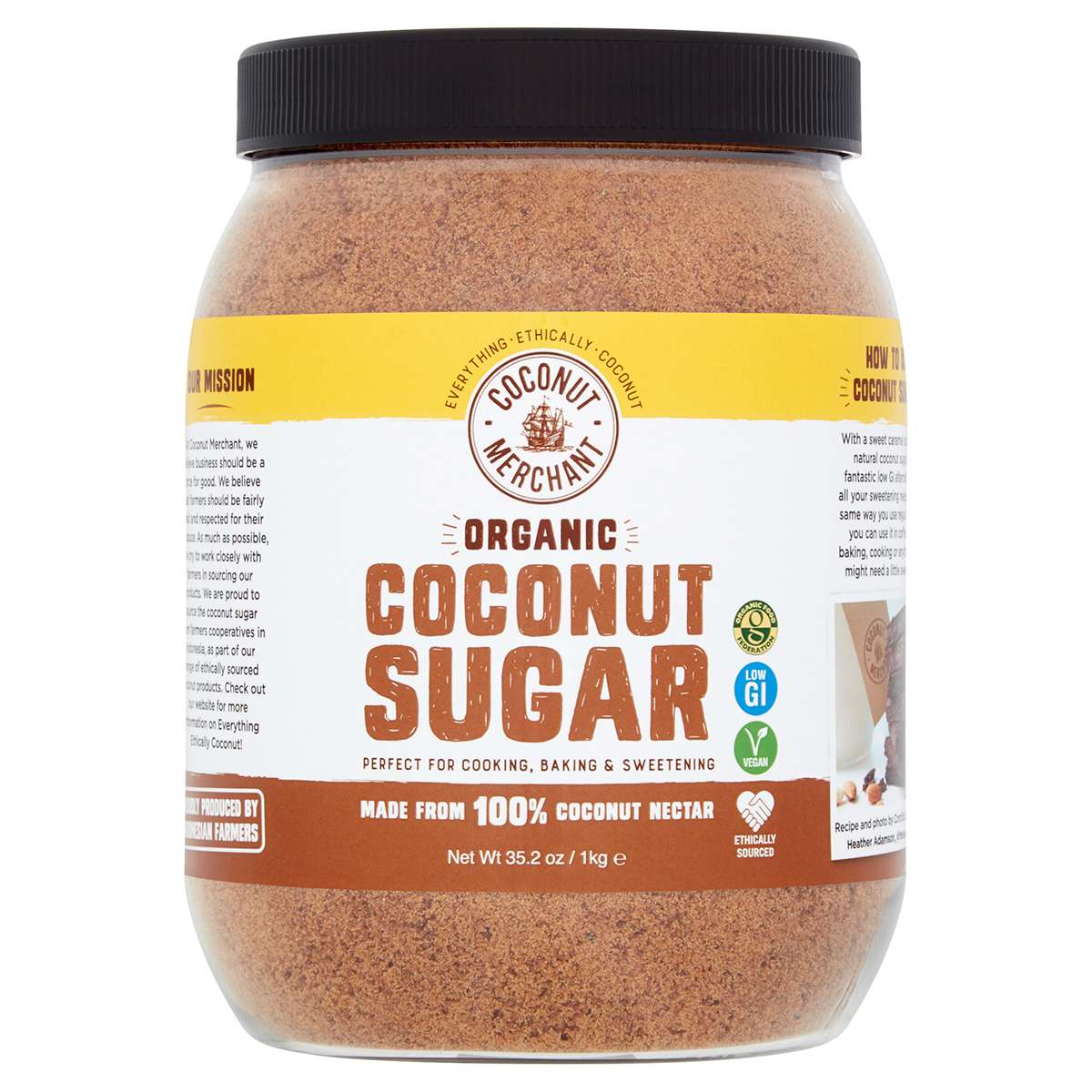 Coconut Merchant Organic Coconut Sugar - 1kg