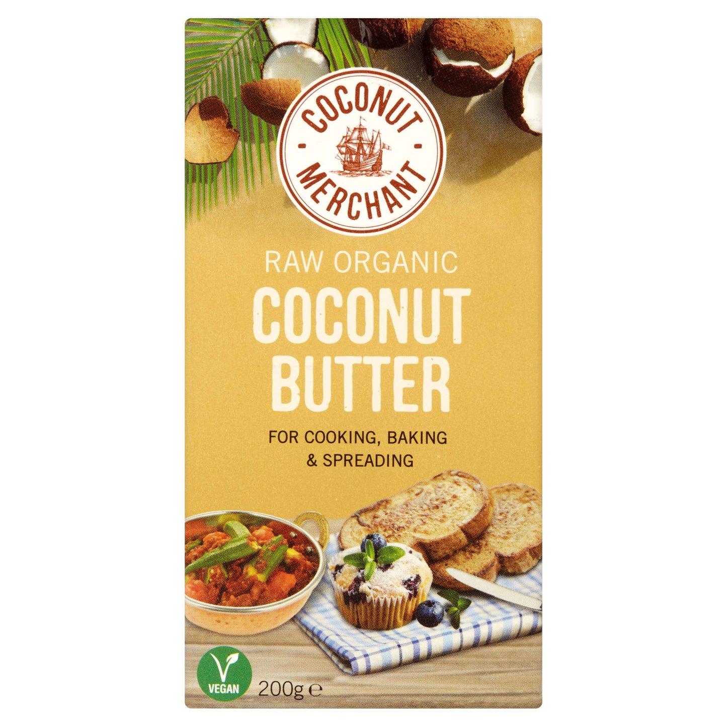 Coconut Merchant Org Coconut Butter Rich & Creamy - 200g