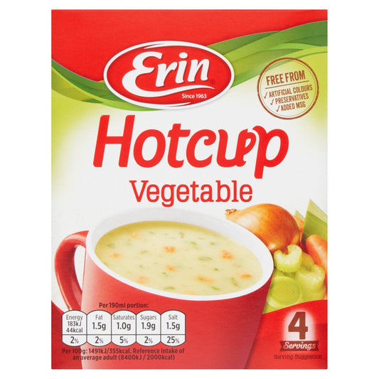 12 x Erin Hotcup Original Vegetable 49G