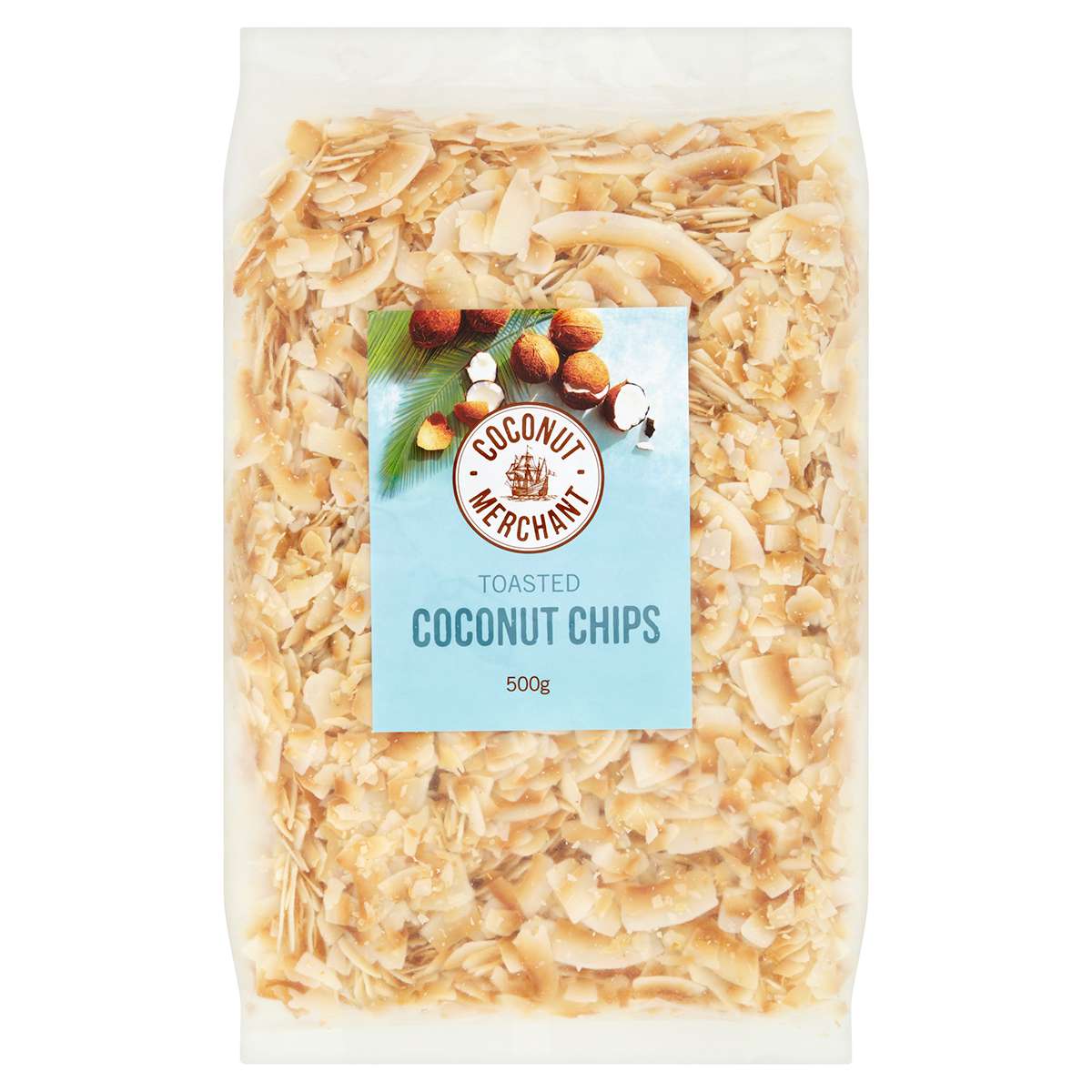 Coconut Merchant Organic Toasted Coconut Flakes - 500g