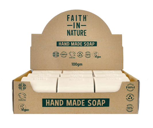 18 x Faith In Nature Tea Tree Soap Unpackaged - 100g