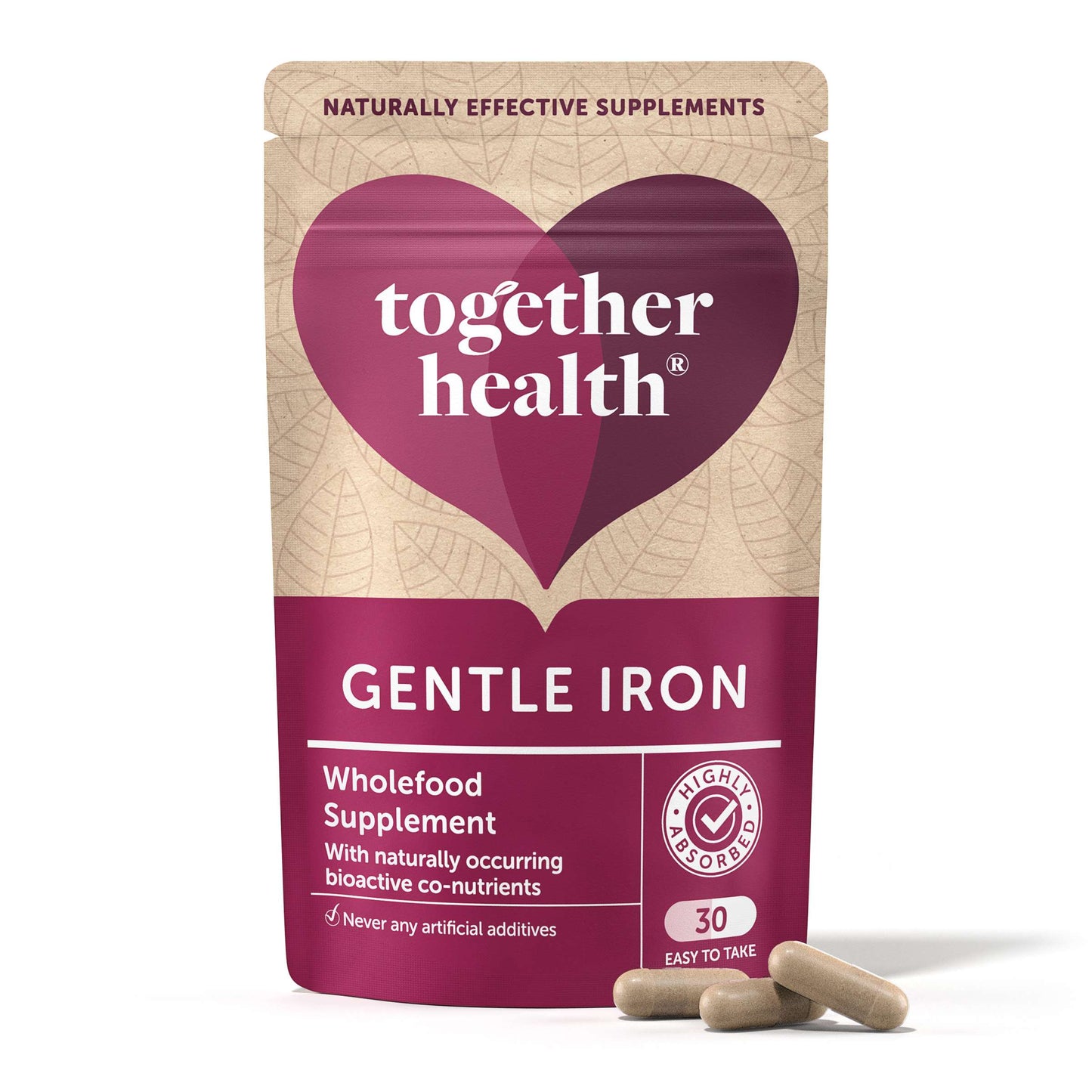 Together Health Gentle Iron Vit & Mineral Complex - 30caps