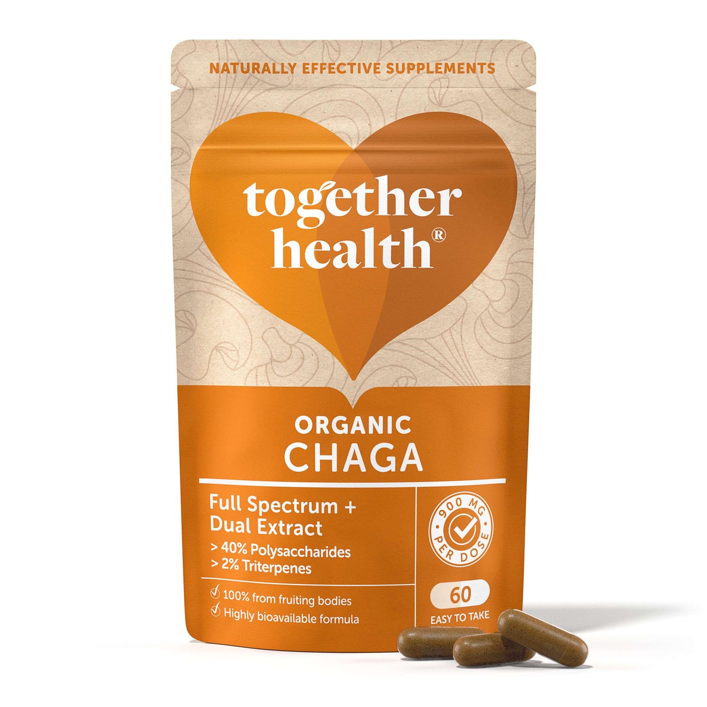 Together Health Organic Chaga - 60caps