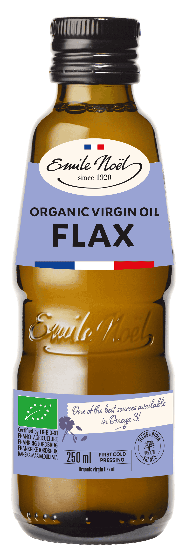 Emile Noel Organic Virgin Flax Oil - 250ml