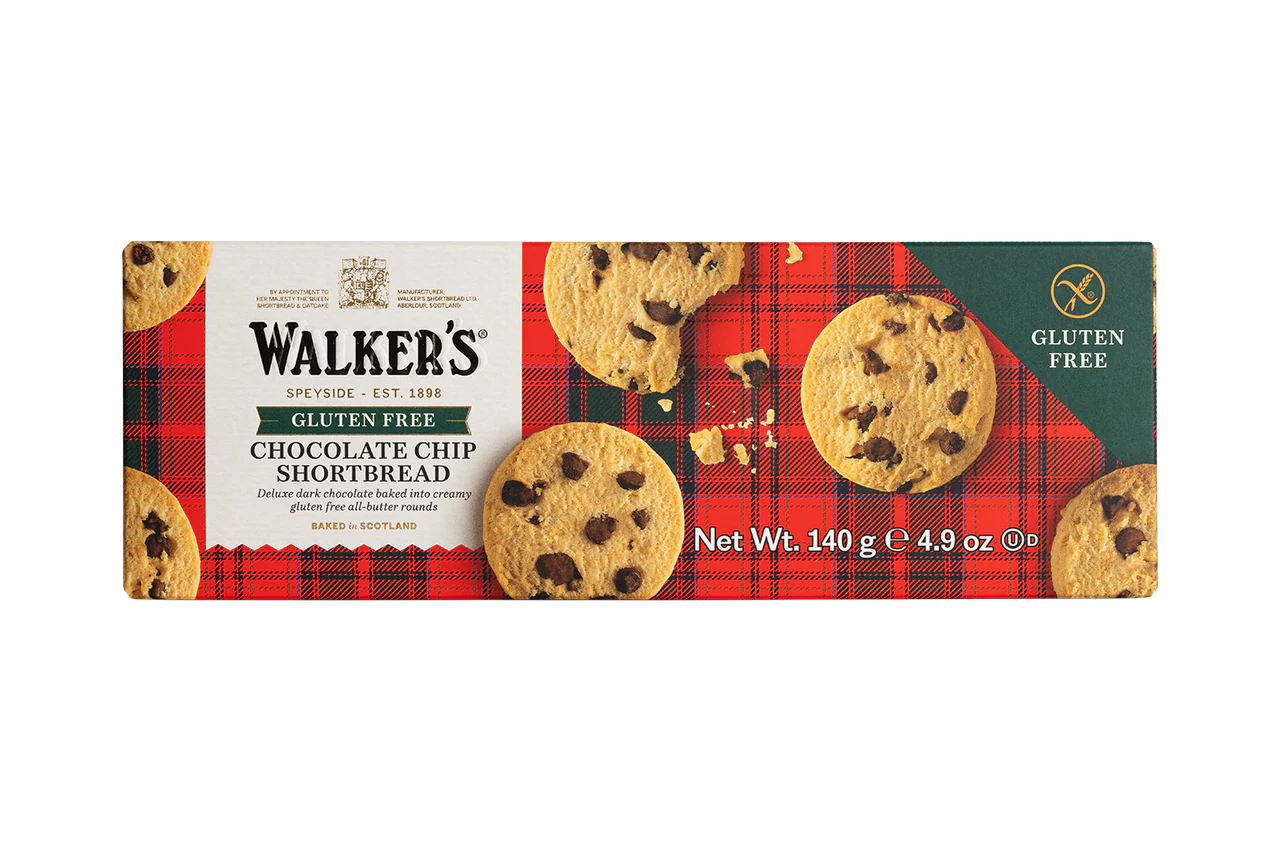 Walker's Shortbread GF Choc Chip Shortbread - 140g