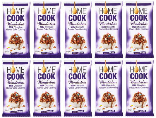 10 x Homecook Milk Chocolate Cake Covering 150G