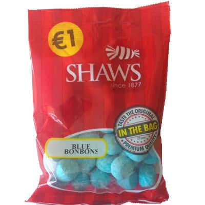 24 x Shaws Blue Bonbons 100Gm